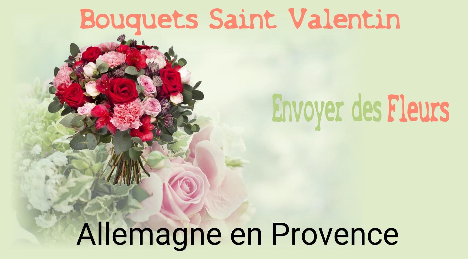 Roses de Saint-Valentin livrées à Allemagne-en-Provence